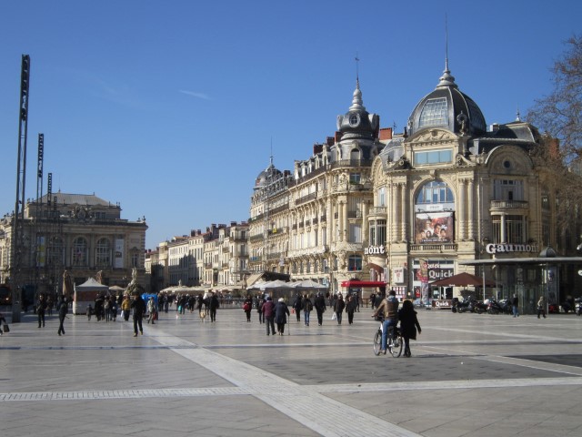 Languedoc, Montpellier, Place de la Comdie